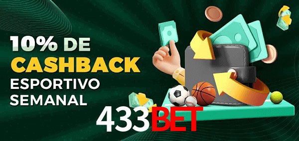 10% de bônus de cashback na 433bet